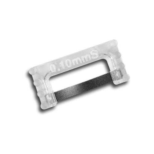 ContacEZ 32208 IPR PLUS Strip System Clear Single Opener Medium Fine Serrated 0.10mm 8/Pk ContacEZ 32208 IPR PLUS Strip System Clear Single Opener Medium Fine Serrated 0.10mm 8/Pk